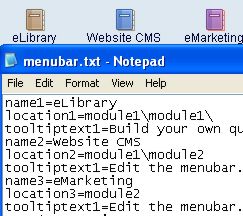 menubar file