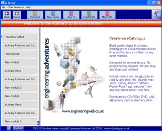 Grey and blue template