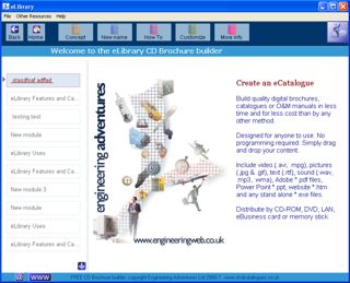 Dark and light blue template